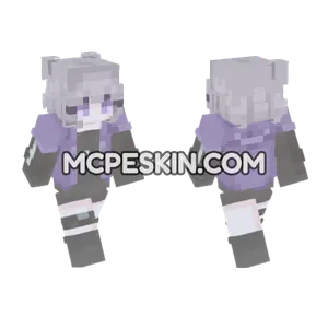 Nika Aesthetic Minecraft Bedrock skin