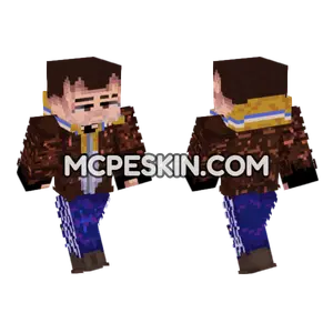 Niko Bellic HD Remake Minecraft Bedrock skin