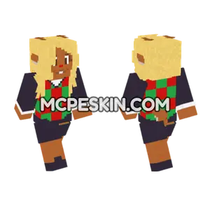 Noelle Holiday Skin Minecraft Bedrock skin