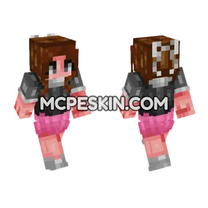Normal Girl Minecraft Bedrock skin