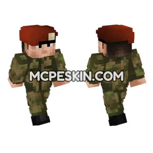 Norwegian Army Field Uni Minecraft Bedrock skin