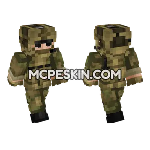 Norwegian Army Soldier Minecraft Bedrock skin