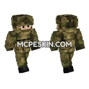 Norwegian Army Soldier Minecraft Bedrock skin