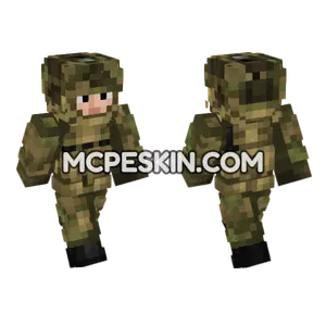 Norwegian Army Soldier Minecraft Bedrock skin