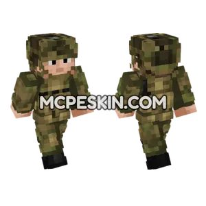 Norwegian Army Soldier Minecraft Bedrock skin