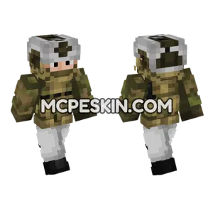 Norwegian Army Soldier Minecraft Bedrock skin