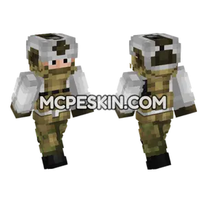 Norwegian Army Soldier Minecraft Bedrock skin