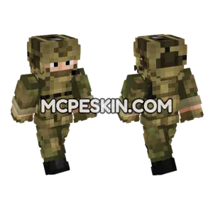 Norwegian Army Soldier V4 Minecraft Bedrock skin
