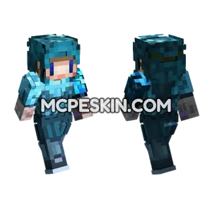 Not Zombified Girl Minecraft Bedrock skin