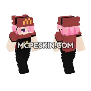 Noxy McDonald's Outfit Minecraft Bedrock skin