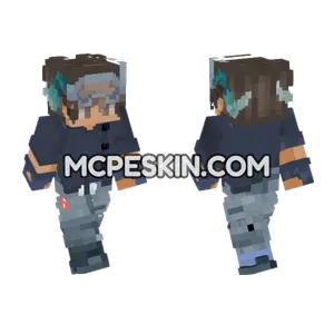 Nufuli HD Version Minecraft Bedrock skin