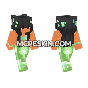 Nyoris Mermaid Minecraft Bedrock skin