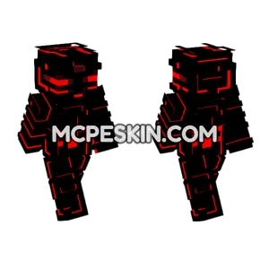 Obsidian Armor Minecraft Bedrock skin