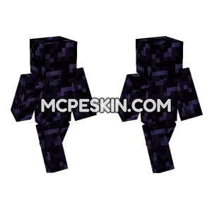 Obsidian Block Skin Minecraft Bedrock skin