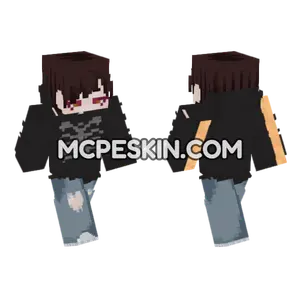 Oc Jin Minecraft Bedrock skin