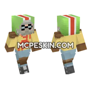 Old School Outfit Minecraft Bedrock skin