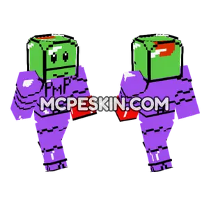 Olive Pizza Tower Minecraft Bedrock skin