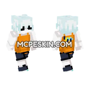 Orange Cat Skin Minecraft Bedrock skin