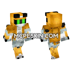 Orange Fox Skin Minecraft Bedrock skin