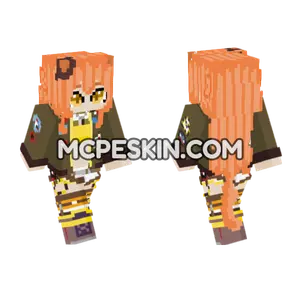 Orange Haired Military Jacket