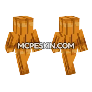 Orange Pumpkin Outfit Minecraft Bedrock skin
