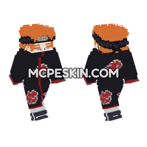 Pain Of The Akatsuki Minecraft Bedrock skin