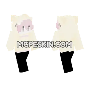 Pale Blonde Anime Girl