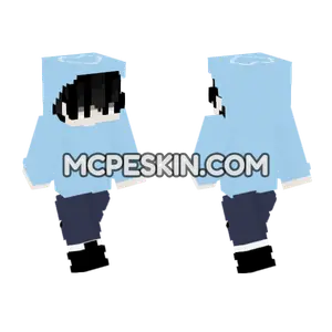 Pale Blue Hoodie Outfit