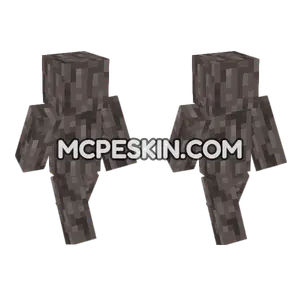 Pale Oak Log Minecraft Bedrock skin