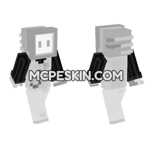 Pale TV Skin Minecraft Bedrock skin