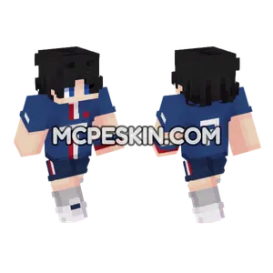 Parrins Soccer Jersey Minecraft Bedrock skin