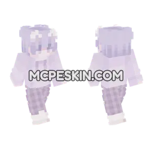 Pastel Plaid Girl Minecraft Bedrock skin