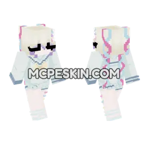 Pastel School Uniform Minecraft Bedrock skin