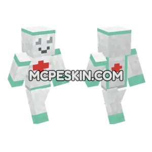 Patchy Nurse Outfit Minecraft Bedrock skin