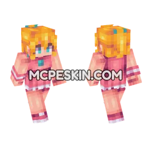 Peach Skin Minecraft Bedrock skin