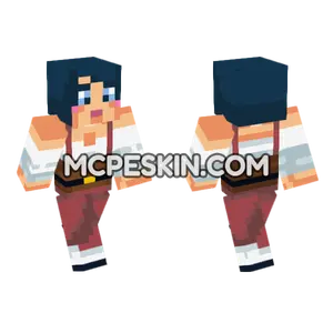 Peasant Girl Minecraft Bedrock skin