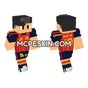 Pedri Footballer Skin Minecraft Bedrock skin
