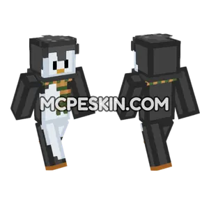 Penguin Snowman Skin Minecraft Bedrock skin