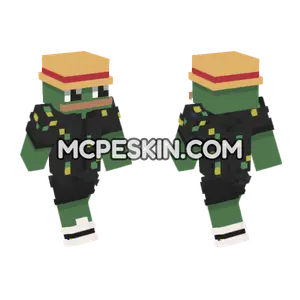 Pepe The Frog Minecraft Bedrock skin