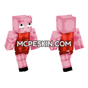 Peppahitgym Minecraft Bedrock skin