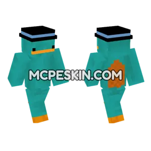 Perry The Platypus Minecraft Bedrock skin