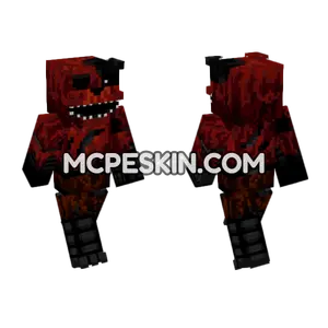 Phantom Foxy Skin Minecraft Bedrock skin