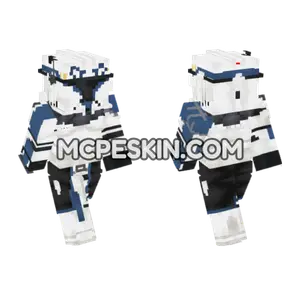 Phase 1 Captain Rex Star Wars Minecraft Bedrock skin