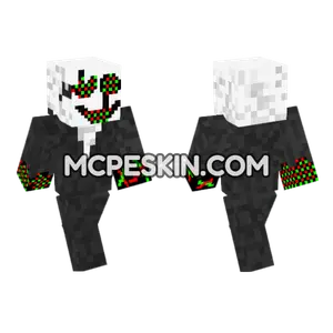 Pibbytale Gaster Glitched Minecraft Bedrock skin