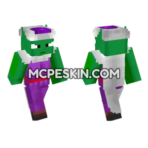 Piccolo Dragon Ball Z Minecraft Bedrock skin