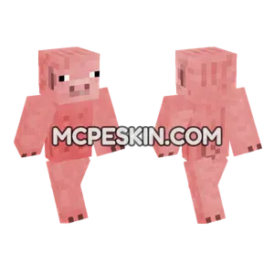 Pig Man Minecraft Bedrock skin