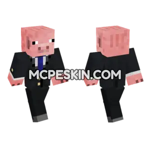 Pig Suit Minecraft Bedrock skin