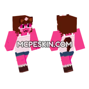 Pili Remake 4 Minecraft Bedrock skin
