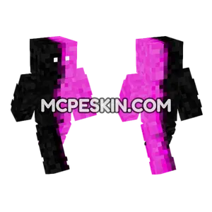 Pink And Black Outfit Minecraft Bedrock skin