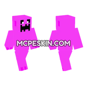 Pink Blob Monster